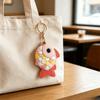 Little Fish Keychain Holder 3D Fish-Scale Fish Keychain Key Ring Access Card Cover  Gift