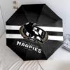 1 Pezzo Ombrello Pieghevole Automatico - Fantasia Collingwood Football Club, Design Portatile e Pieghevole con 8 Stecche, Regali di Natale e Compleanno