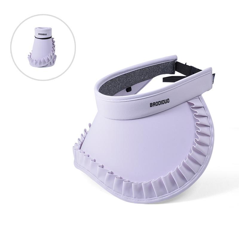 New Summer Lace Big Brim Parent-child Empty Top Hat UV Protection Hat Women's Versatile Sun Protection Visor