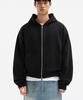 Underoff 2-Way Crop Fit Zip-Up Hooded Jumper Navy