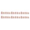 24 Pieces Clear Cat's Eye Simple Gentle Sweet Blush ins Wind Removable Wear Armor 30 pieces press on nails