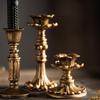 Retro Dining Room Vintage Taper Candle Holder Candlestick Stand Candlelight Display Candle Pillar