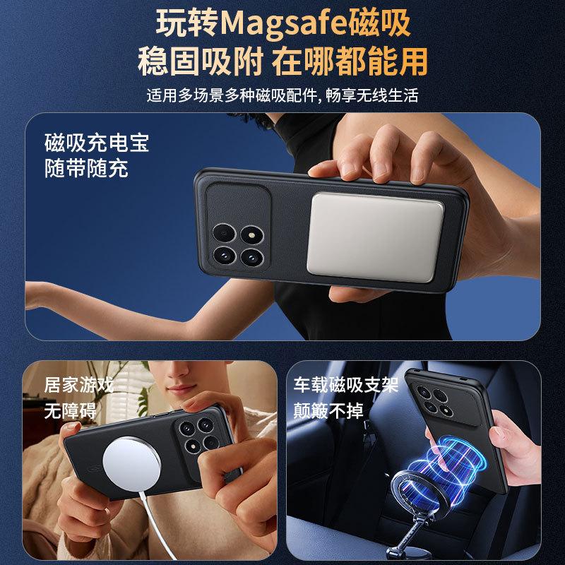 Applicable To Xiaomi K11 Mobile Phone Case, Magnetic Suction Leather, Redmi 11C Anti-drop 11T Protective Case Note11pro