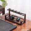 Desktop Bogu Frame Solid Wood Table Tea Set Purple Clay Pot Frame Display Room Storage Bamboo Trays Decorative Coffee Holder
