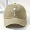 Butterfly Printed Pure Cotton Baseball Cap Wash and Used for Leisure Outdoor
