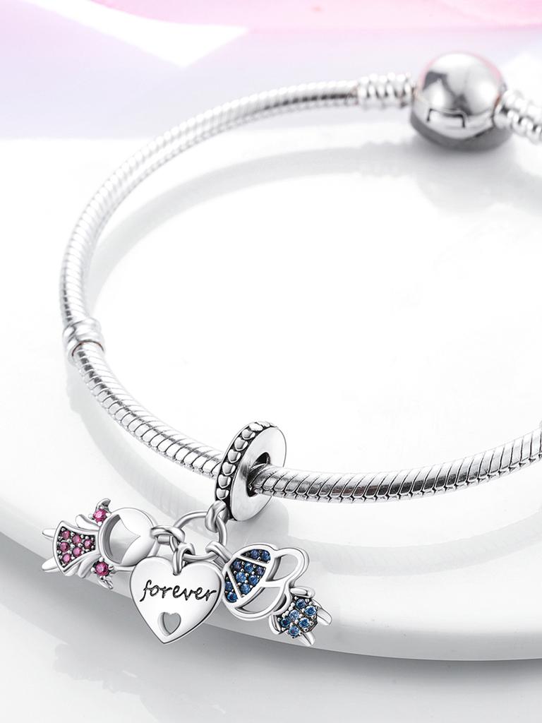 Copper Plated Family Tree Travel Plane Dangle Charm Beads Fit Bangle Bracelet Pendant Necklace Diy Gift