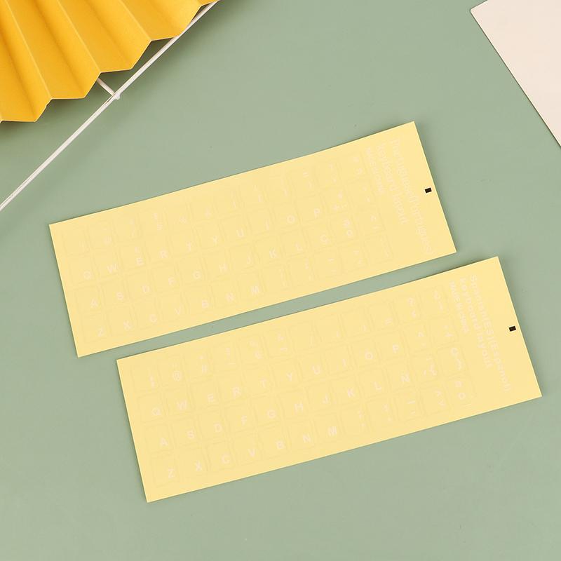 1Sheet Standard Spanish Portuguese Language Transparent Keyboard Stickers