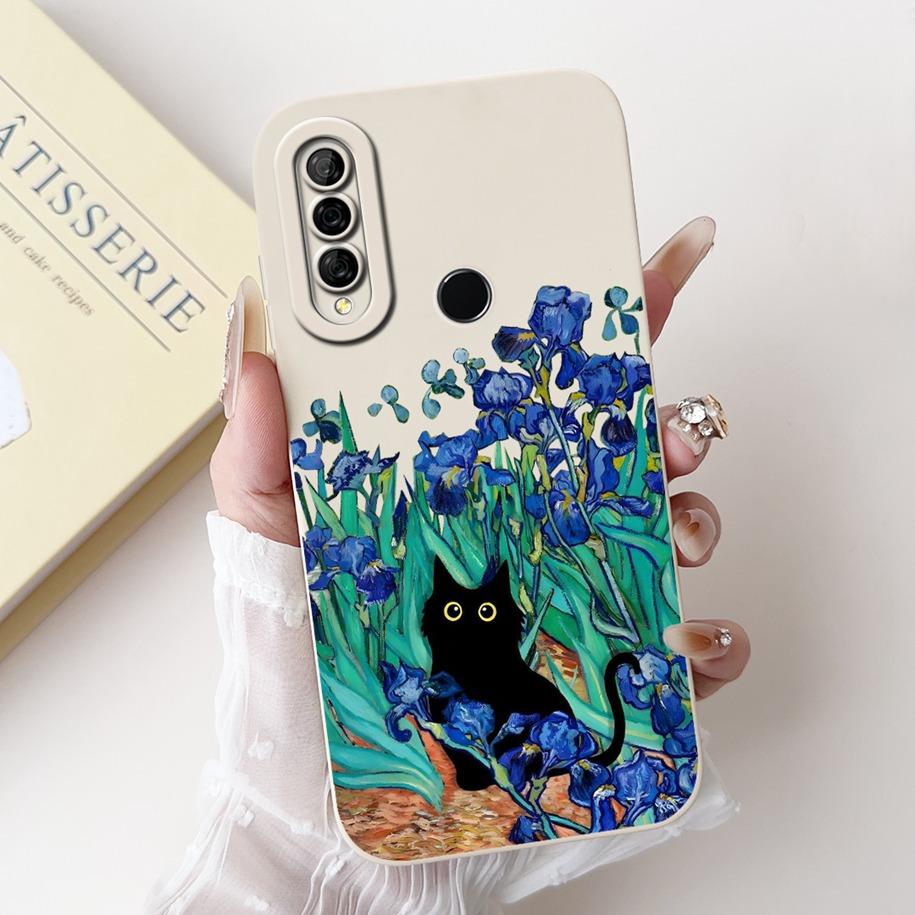 For Huawei P30 Lite Case MAR-LX1A Cover Cute Cartoon Camera Protection Soft Phone Case For Huawei P30Lite Nova 4e Honor 20S Capa