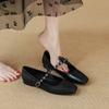 New Designer Women Flat Shoes Spring Square Toe Mary Jane Shoes Girl Fashion Slip-on Loafers