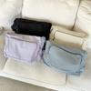 Leisure Large Capacity Solid Nylon Women's Shoulder Bags  Youth Crossbody Bag Fashion Soft Simple Tote Bag