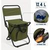 Portable Folding Camping Chair Lightweight with Backrest Carry Bag Included Heavy Duty Outdoor Seat for Camping Fishing