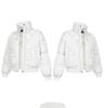 ARES Men's Retro Winter Stand Collar Cotton Jacket with Rivet Decor and Plus Velvet Lining