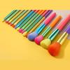 15Pcs Rainbow Rainbow Makeup Brushes Professional Colourful Make Up Brush Set  Lips Tools