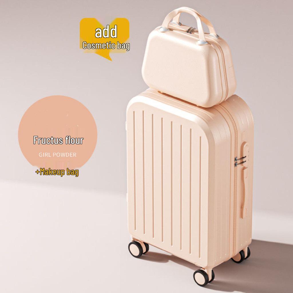 New Style Ins Durable Multifunctional Student Suitcase with Large Capacity and Password Lock Spinner Wheels