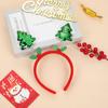 Weihnachtsdekoration Stirnbänder mit Wendepailletten Weihnachtsgeschenke Baum Stirnbänder Kinder Erwachsenen Stirnbänder Haaraccessoires
