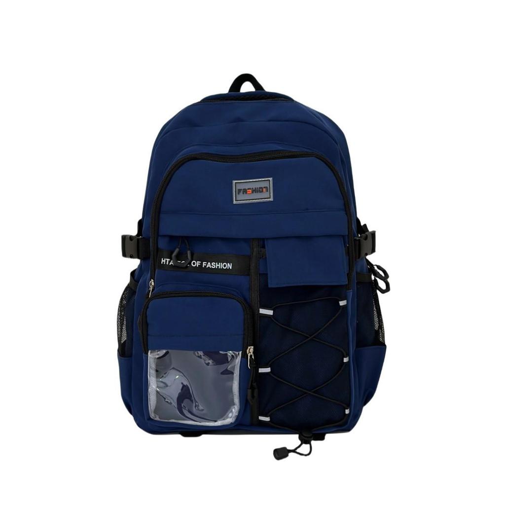 2025 Rucksack für Schüler im koreanischen und japanischen Stil - Rückenstütze, vielseitig, großes Fassungsvermögen, trendiges und schlichtes Design für die Mittelschule