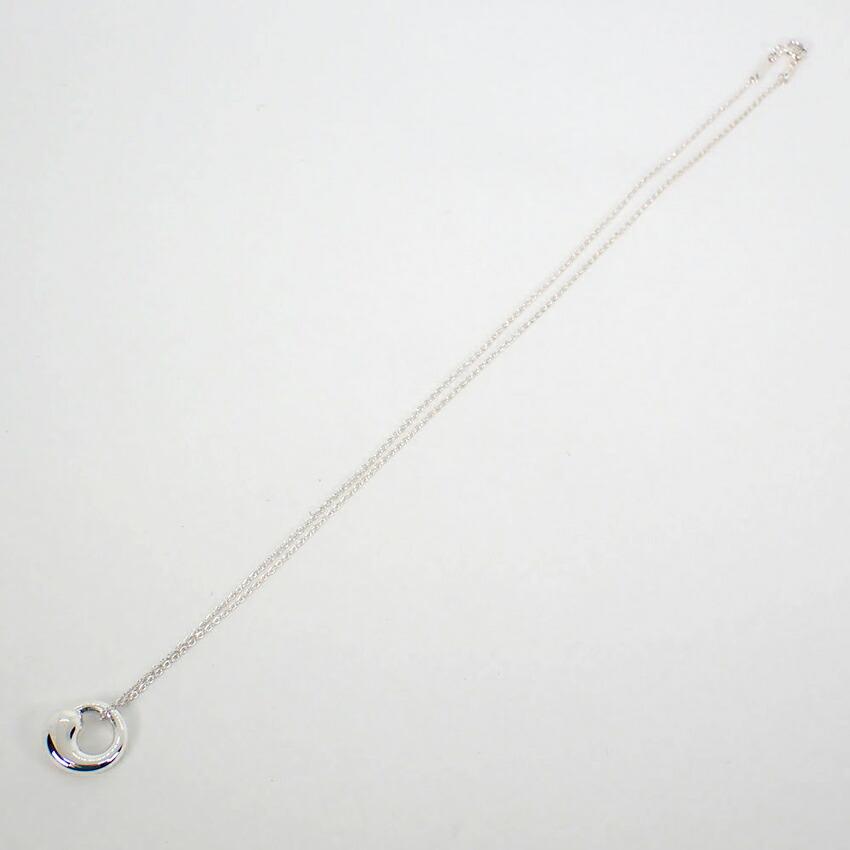 [Used] TIFFANY 925 Eternal Circle Pendant/Necklace/j17-3