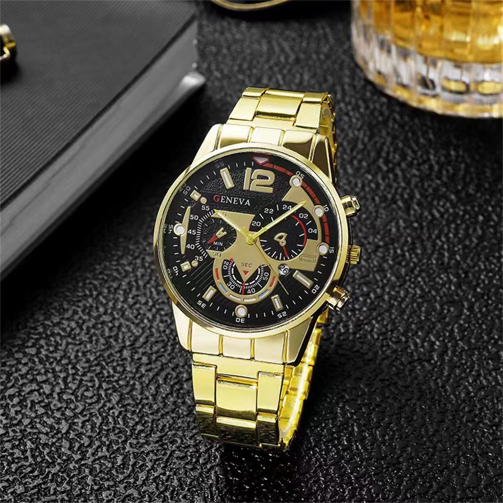 Men's  Luminous Running Alarm Clock Watch