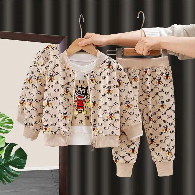 Children's Outerwear Set for Boys and Girls, Ages 1-4: Thin Style for Autumn, Spring, and Summer