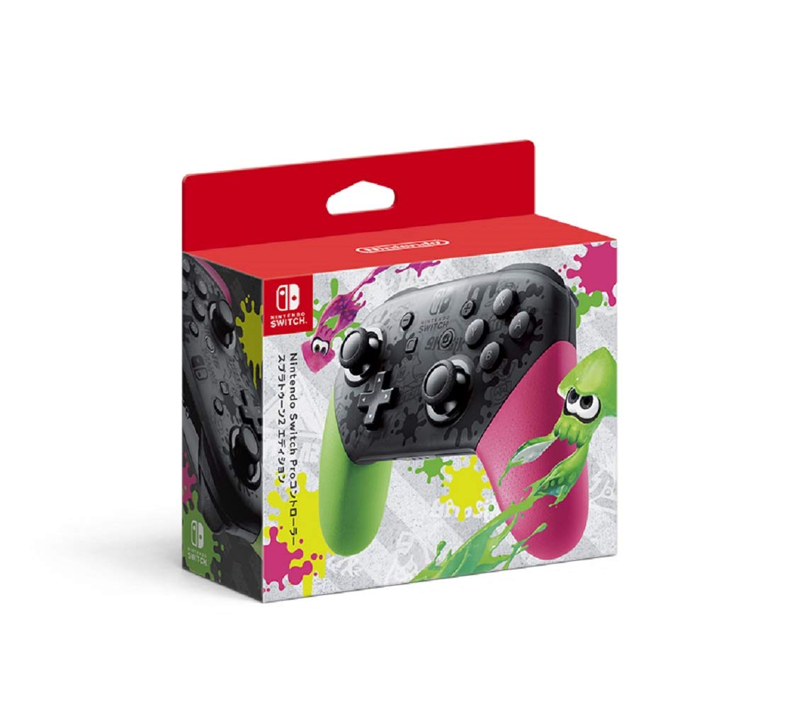 

Nintendo Nintendo Switch Pro Controller Splatoon 2 Edition Pro Controller Stick [Official Product] (Includes Pads)