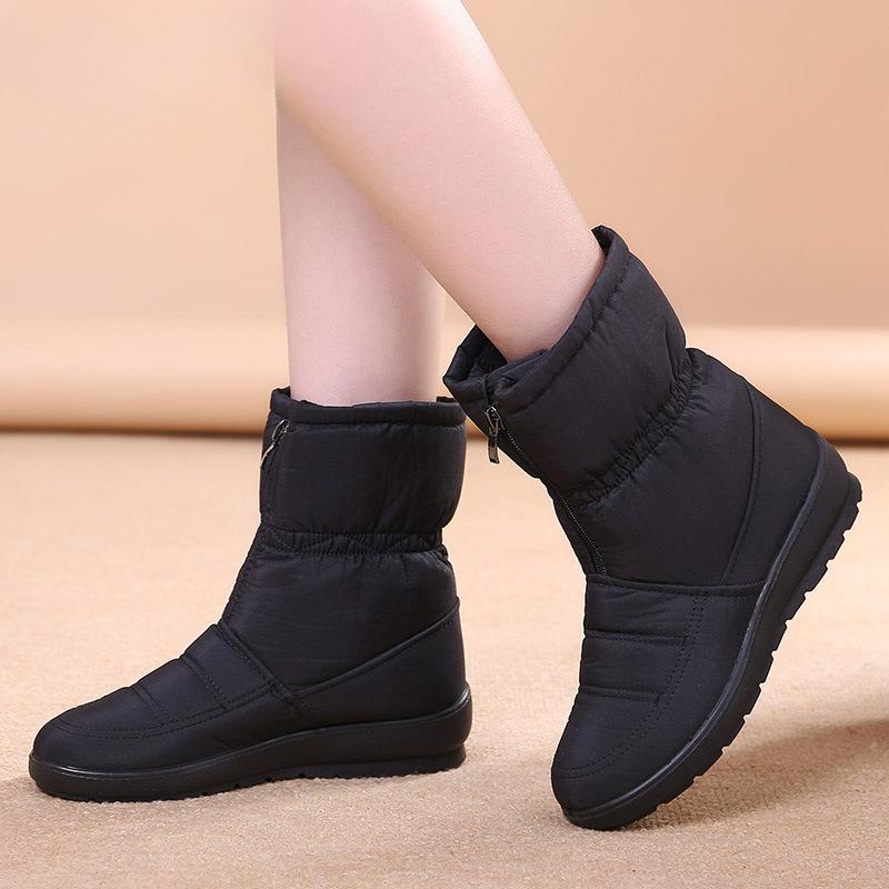 Winter Women Boots Female Waterproof Ankle Boots Down Warm Snow Boots Ladies Shoes W