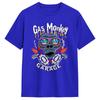 Unisex TShirt Monkey Gas Garage Novelty Cotton Tees Short Sleeve T Shirts O Neck Clothes 4XL 5XL