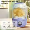 Mini Portable Washing Machine Rechargeable Travel Washer for Underwear Socks Small Laundry Bucket with Dehydration Function