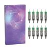 10PCS Tattoo Cartridges Ballpoint Pen 250g Pressure Elastic Spring Makeup Tattoo Supplies for Beginners Practice