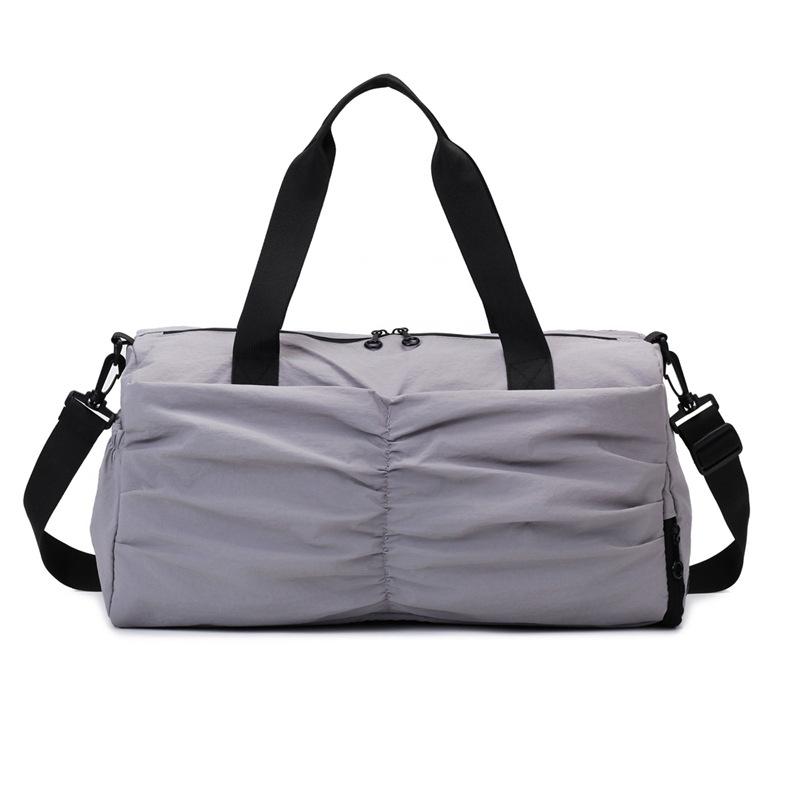 Dry and wet separation travel bag sports messenger fashion fitness bag large capacity yoga bag short trip handbag