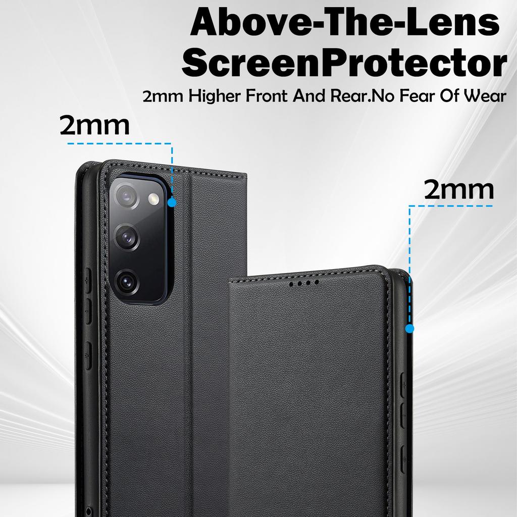 LC.IMEEKE L1 Series for Samsung Galaxy S20 FE 2022/S20 FE 5G/S20 FE/S20 Lite Case Leather Wallet Stand Phone Cover