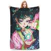 Flannel Throw Blanket Maomao Jinshi Anime The Apothecary Diaries Warm Blankets Soft Bedding for Bed Living Room Home Travel Sofa