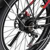 DUOTTS F26 Lite 48V 500W Electric Bike for Adults, 26"x4.0" Fat Tire E-Bike, 45-90km Range, Shimano 7-Speed, Black Red/Silver White