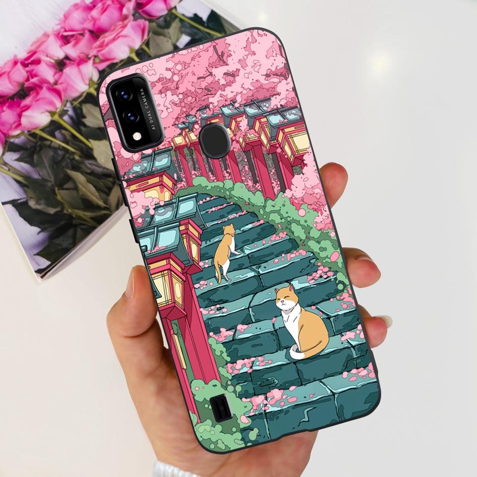 For ZTE Blade A51 A71 Case New Fashion Painted Back Cover Shockproof Phone Case For ZTE Blade A71 A7030 BladeA51 Soft TPU Fundas