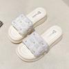 Fashion House Slippers Platform Shoes Woman 2025 Pantofle Luxury Slides Increased Internal On A Wedge Heeled Mules New Designer Flat