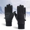 Winter Gloves Women Men Ski Gloves Fleece- Lined Thermal Warm Touchscreen Fingers Gloves Waterproof Cycling Gloves