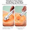 2Pcs Lightweight Ice Cream Dessert Spoon Creative Fruit Ball Spoon Ice Cream Scoop  Kitchen Supplies