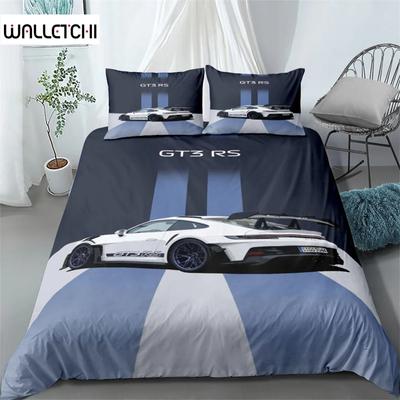 Gt3 Rally Bettbezug-Set King Queen Double Full Twin Einzelbett Größe Bettwäsche Set