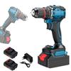 21V Dual-Speed Handheld Electric Drill with 10MM Lithium Battery & Bit Set