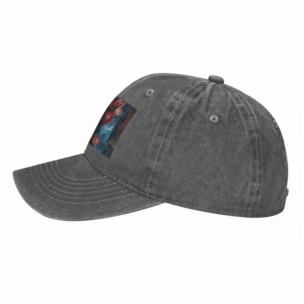Mexican Catrina Sugar Skull Lady Denim Cap Casual Baseball Caps Adjustable Hat Summer Unisex Baseball Hats