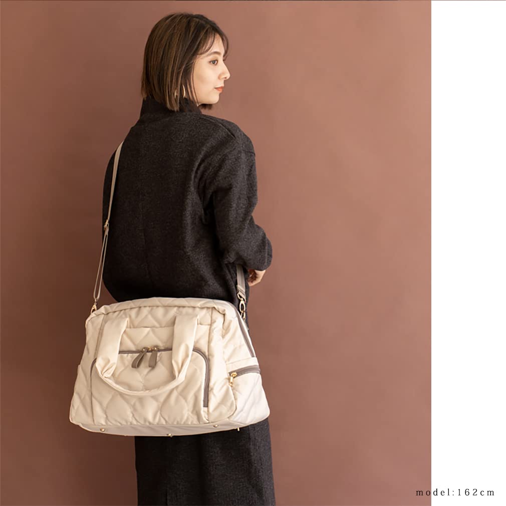 Sac à langer Gratante Multi-Rangement 2 Voies pour Femmes (Blanc)