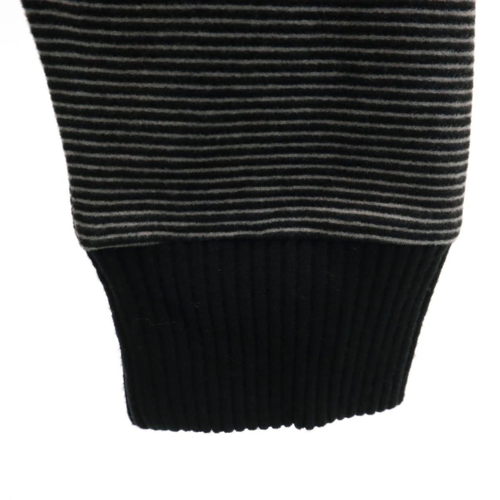 mila schon sports Border Pattern Long Sleeve High Neck Cut 46 Black Men's Used