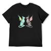 Camiseta Gatos Feéricos Camiseta Personalizada Camisetas Engraçadas Roupas Vintage Camisetas Gráficas Masculinas