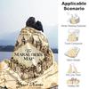 Custom Name Magic Academy Blanket Flannel Blanket for Camping, Hiking, Garden Parties, Picnic Essentials,gift for family and friend