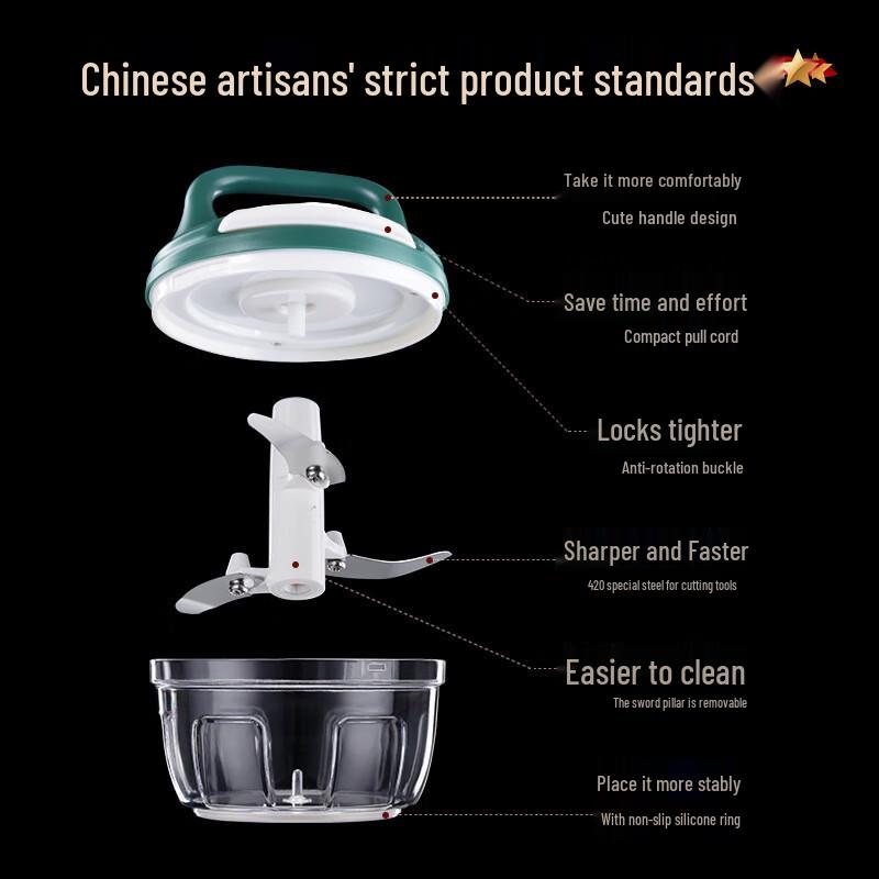 Hand-Pull Garlic Chopper