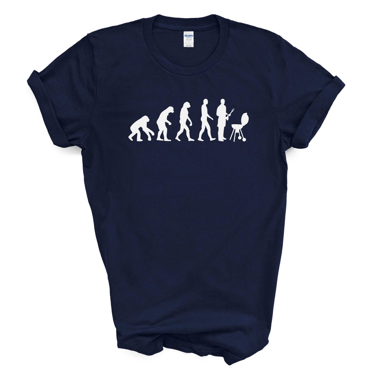 Evolution Grill Master Shirt | Funny BBQ Master T-Shirt For Dad | BBQ King | Fathers Day Gift | Birthday Gift for Dad | BBQ Evolution S