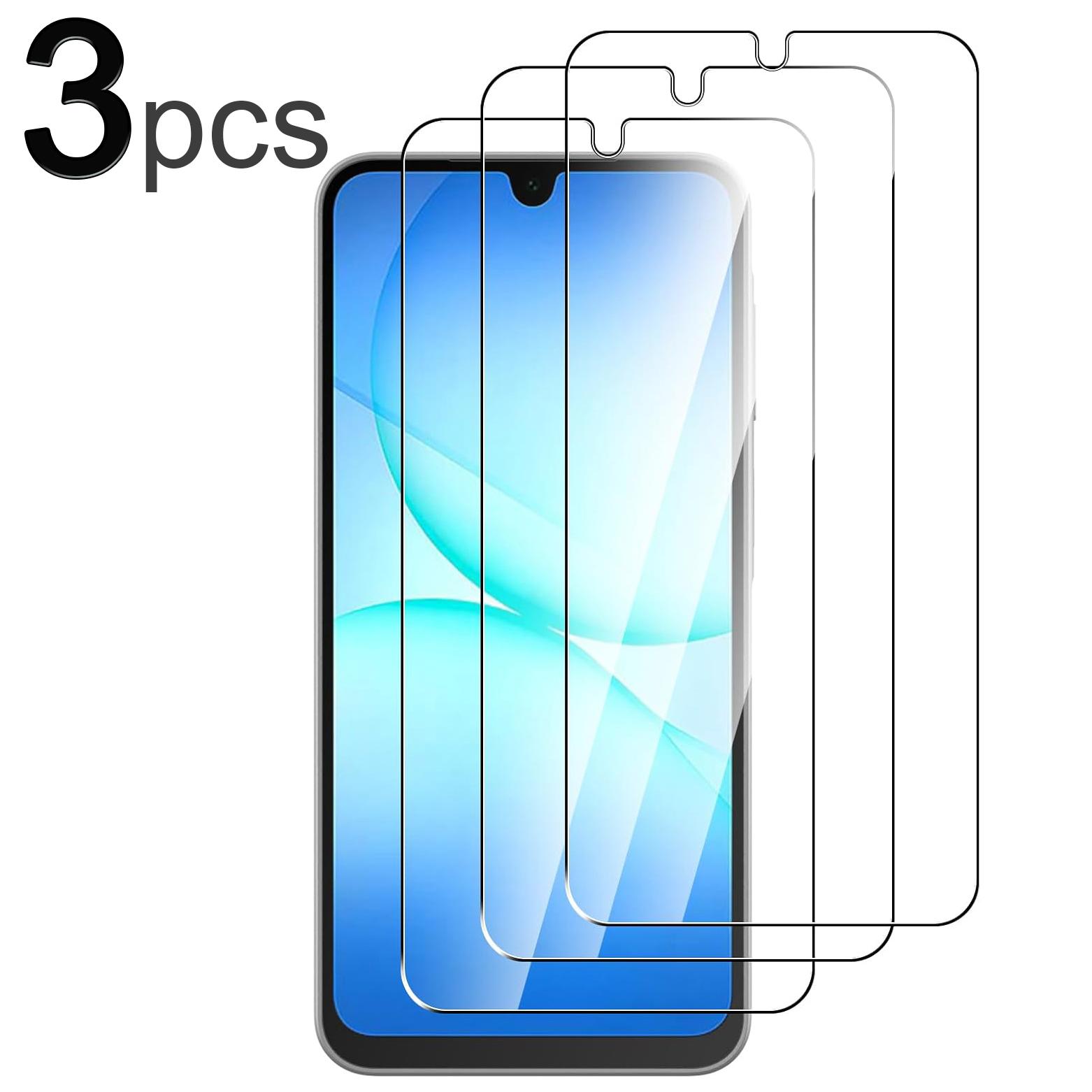 

3 шт. Закаленное стекло для Samsung Galaxy A16 A26 A36 A56 A07 A17 A15 A25 A35 A55 A05 A05S A06 A14 A24 A34 A54 Защитное покрытие экрана Защитная пленка Samsung A07 белый