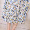Plus Size Elegant Women Dresses Summer Vintage Clothes Short Sleeve Casual Long Dress