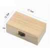 1/3 Stück Holzfarbe Rechteckige Holz-Aufbewahrungsbox Quadratische Klapp-Aufbewahrungsboxen Bastel-Geschenkbox Schmuckbox Organizer-Boxen