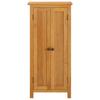 Storage Cabinet 50x22x110 Cm Solid Oak