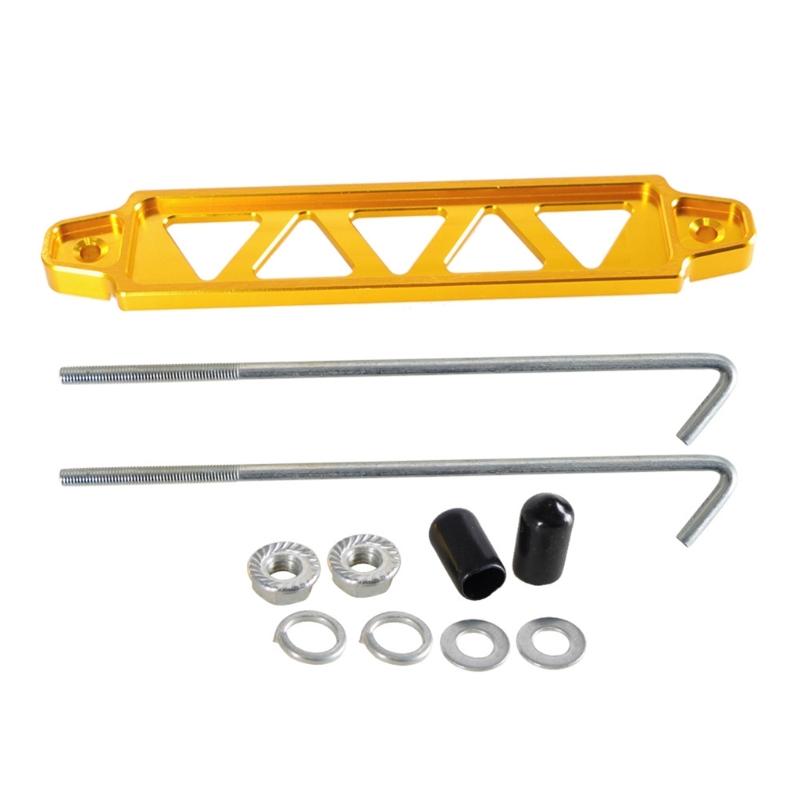 Aluminum Engine Battery Mounting Bracket 5 Hole Triangle Structure Universal Secure Fixation Easy To Use for Vehicles